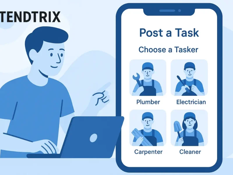 tendtrix website development project